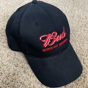 Budweiser king of beers black hat